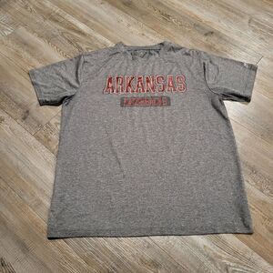 University of Arkansas Razorbacks Russell Performance Dri Fit Shirt Mens Large